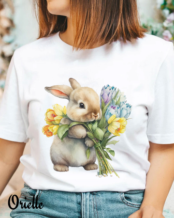 PASTE - Tricou Flower Bunny