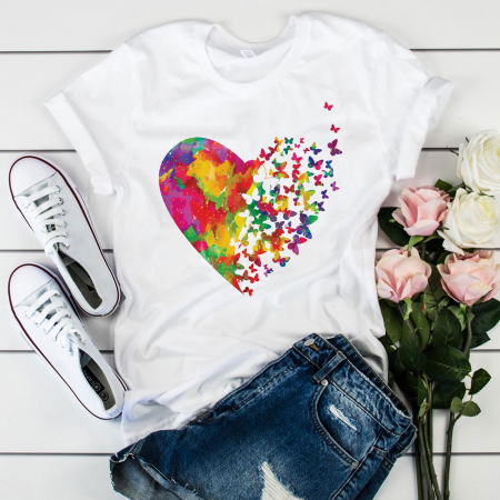 Heart - Tricou Colorful Heart