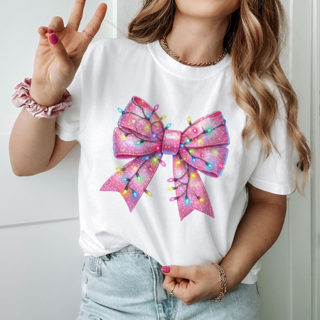 Craciun - Tricou Girly Bow
