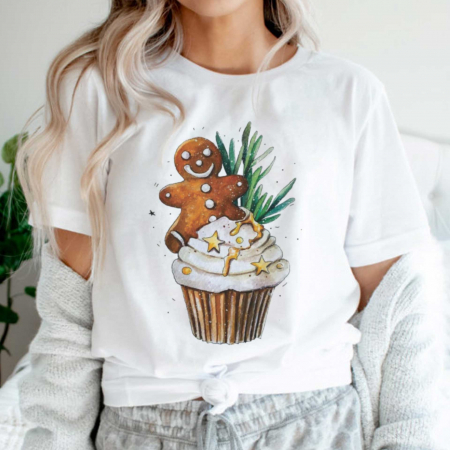 Craciun - Tricou Ginger Cupcake
