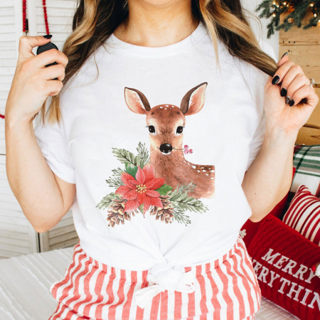 Craciun - Tricou Deer Christmas