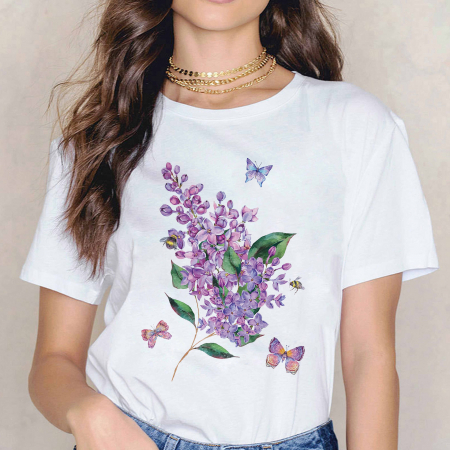 Fluturi - Tricou Lilac Attraction