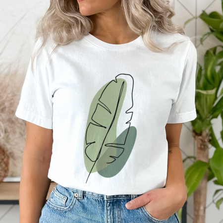Abstract - Tricou Green Deco