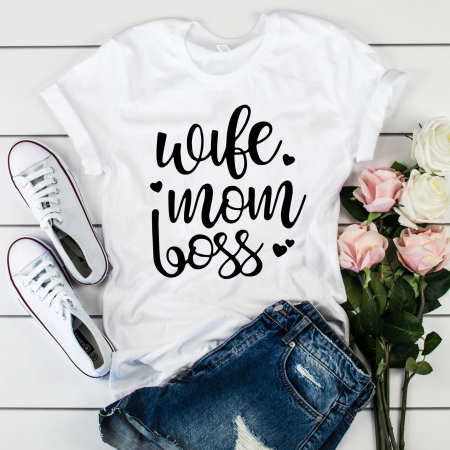 Mame - Tricou Wife Mom Boss