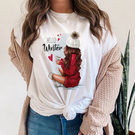 Fashion - Tricou Hello Winter