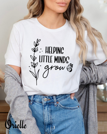 De Scoala - Tricou Helping Minds