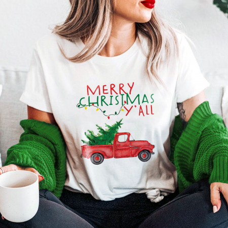 Craciun - Tricou Christmas Car