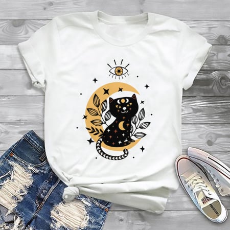 Moon - Tricou Magic Cat