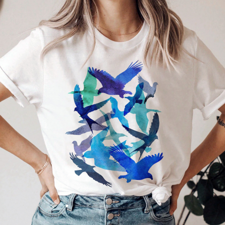 Vara - Tricou Blue Birds