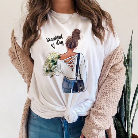 Fashion - Tricou Beautiful Girl