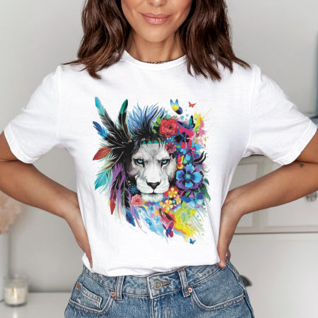 Animale - Tricou Flower Lion