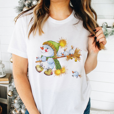 Craciun - Tricou Cute Snowman