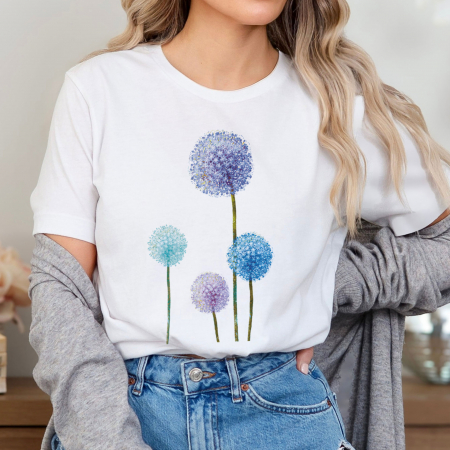 Flori - Tricou Blue Delion