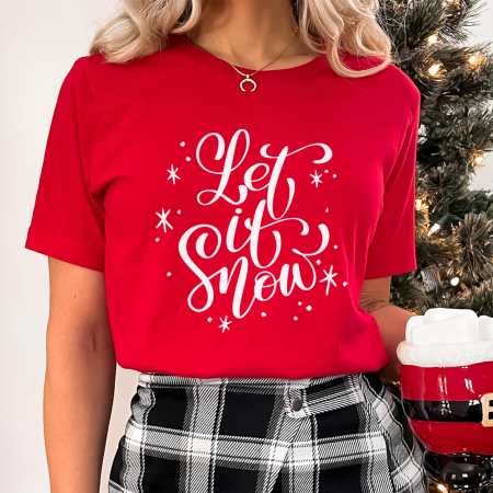 Craciun - Tricou Let It Snow