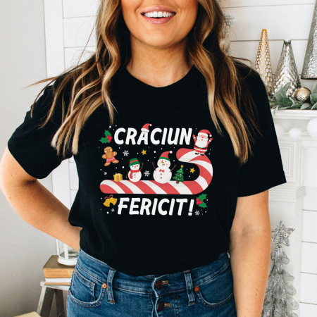 Craciun - Tricou Bucuria Crăciunului