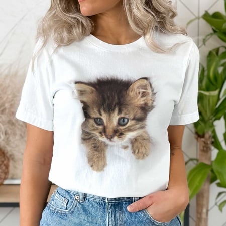 Pisici - Tricou Pisica Little Cat