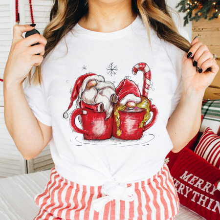 Craciun - Tricou Red Gnomes