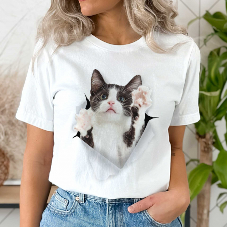 Pisici - Tricou Pisica Angry Cat