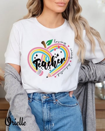 De Scoala - Tricou Loving Teacher