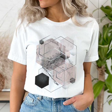Abstract - Tricou Marble Shapes