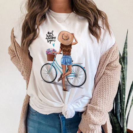 Fashion - Tricou Biker Girl