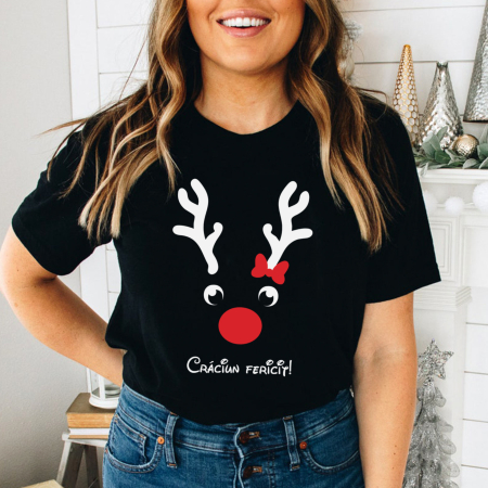 Craciun - Tricou Renul Rudolf