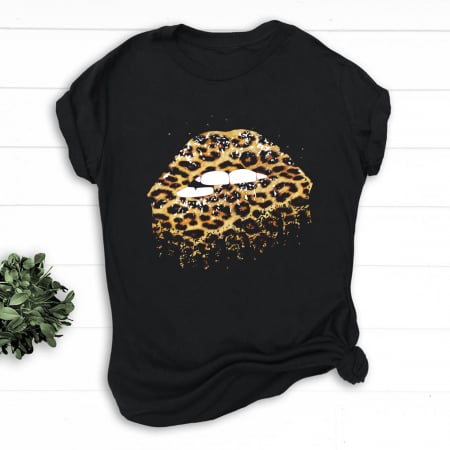 Diverse - Tricou Negru Savage Lips