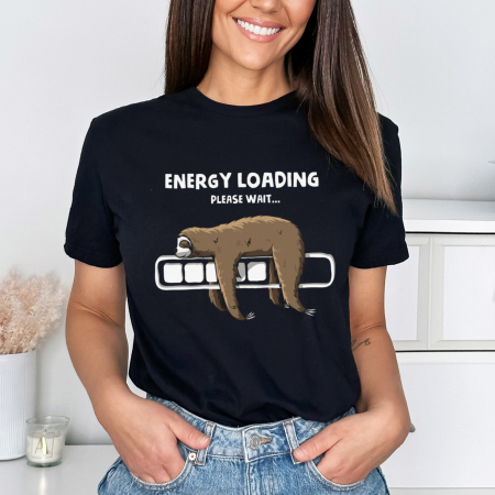 Animale - Tricou Negru Energy Loading