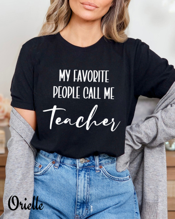 De Scoala - Tricou Negru Favorite People