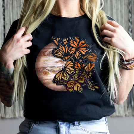Fantasy - Tricou Negru Jupiter Life