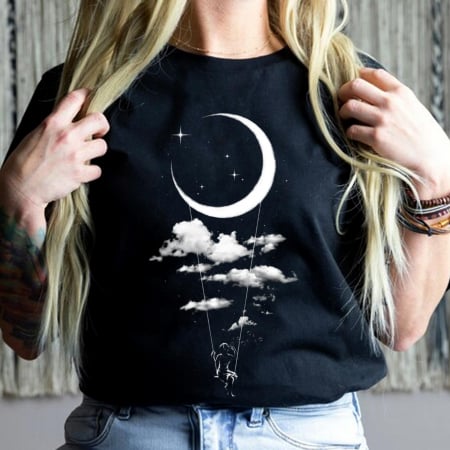 Fantasy - Tricou Negru Lucid Dreaming