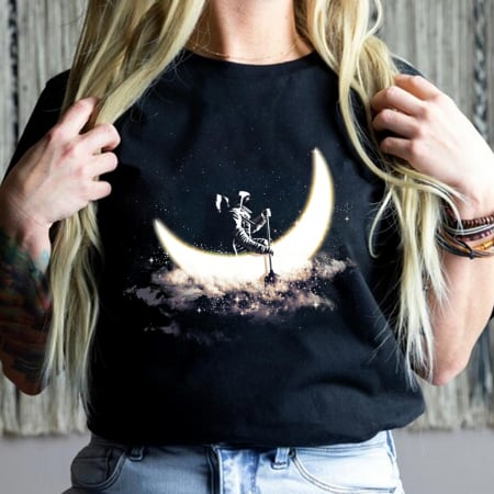 Fantasy - Tricou Negru Sail Away