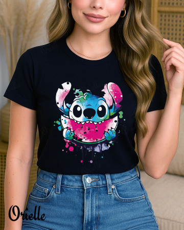 Vara - Tricou Negru Watermelon Taste