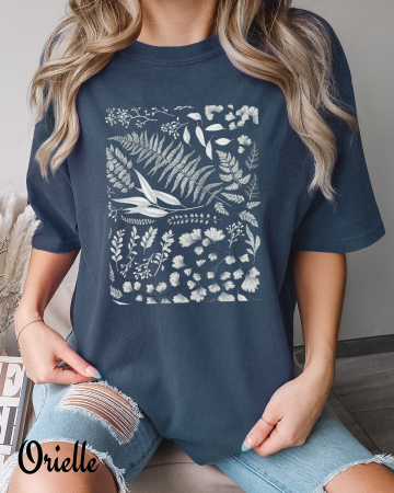 Wildflowers - Tricou Oversized Botanic Journal