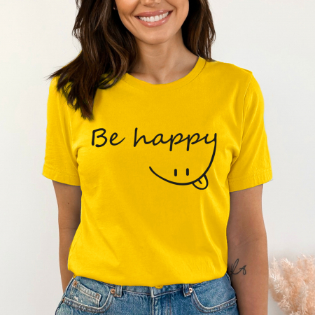 Oversize - Tricou Oversized Be Happy