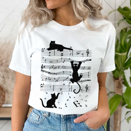 Promo - Tricou Promo Music Cat
