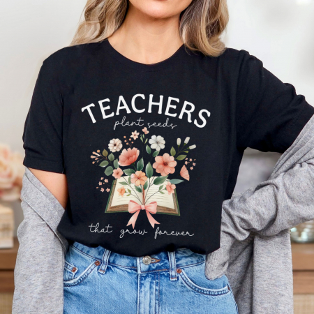 Promo - Tricou Promo Negru Grow Forever