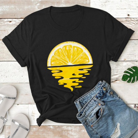 Promo - Tricou Promo Negru Lemon Sun