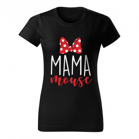 Promo - Tricou Promo Negru Mama Mouse