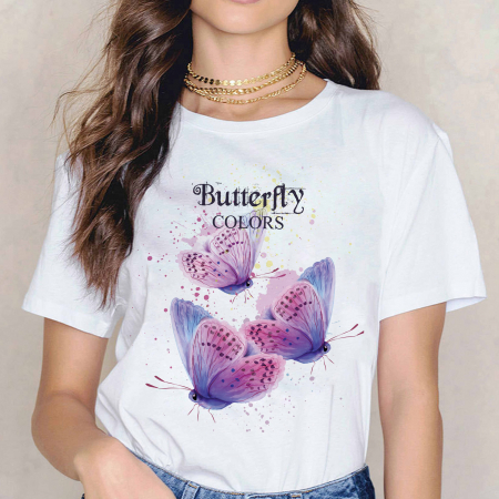 Fluturi - Tricou Buttefly Colors