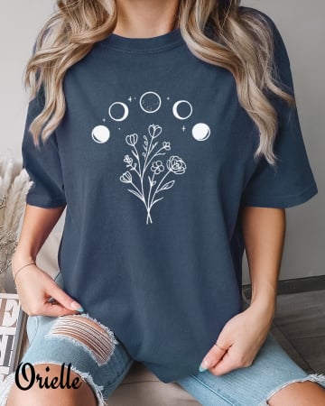 Celestial - Tricou Relaxed Fit Wildflower Moon