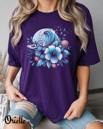 Vacanta - Tricou Relaxed Fit Ocean Wave