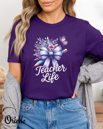 Cadouri - Tricou Relaxed Fit Cute Teacher Life