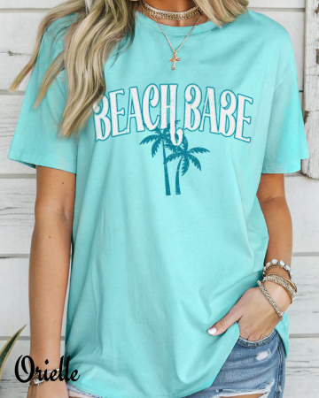 Vacanta - Tricou Relaxed Fit Beach Babe
