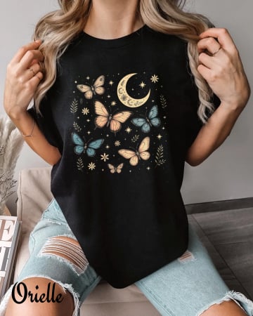 Celestial - Tricou Relaxed Fit Bronze Flies