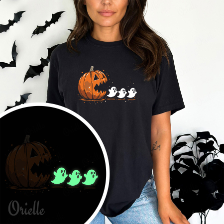 Tricou Relaxed Fit Fosforescent Ghost Hunt [1]