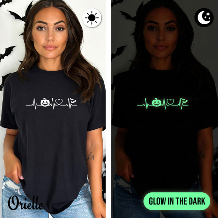 Halloween - Tricou Relaxed Fit Fosforescent Pulse