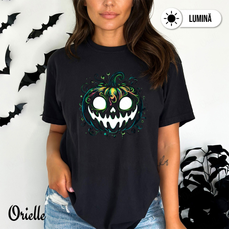 Tricou Relaxed Fit Fosforescent Pumpkin [2]