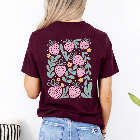 Tricou Relaxed Fit Strawberry Garden [2]
