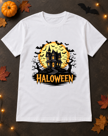 Halloween - Tricou Unisex Halloween House